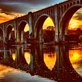 A-Line Bridge at sunset